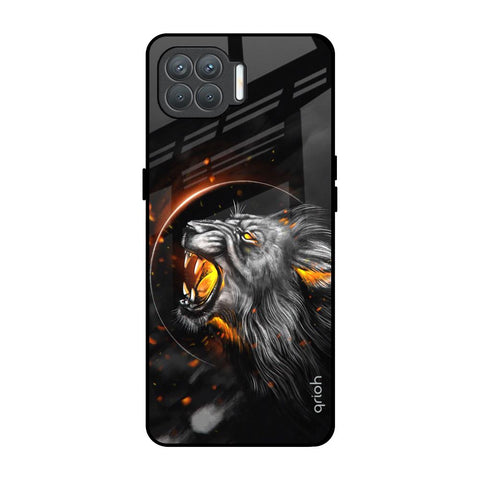 Aggressive Lion Glossy Case for Oppo F17 Pro