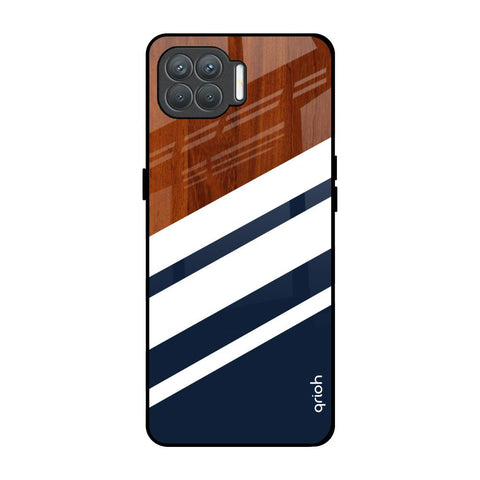 Bold Stripes Glossy Case for Oppo F17 Pro