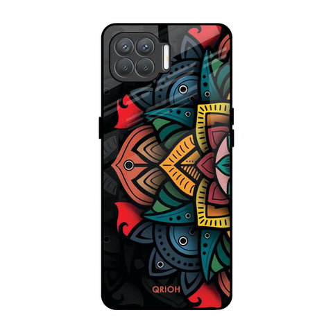 Retro Gorgeous Flower Glossy Case for Oppo F17 Pro