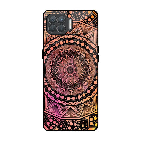 Floral Mandala Glossy Case for Oppo F17 Pro