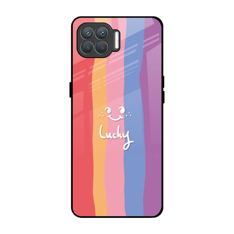 Lucky Abstract Glossy Case for Oppo F17 Pro