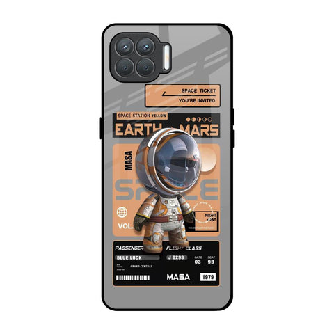 Space Ticket Glossy Case for Oppo F17 Pro