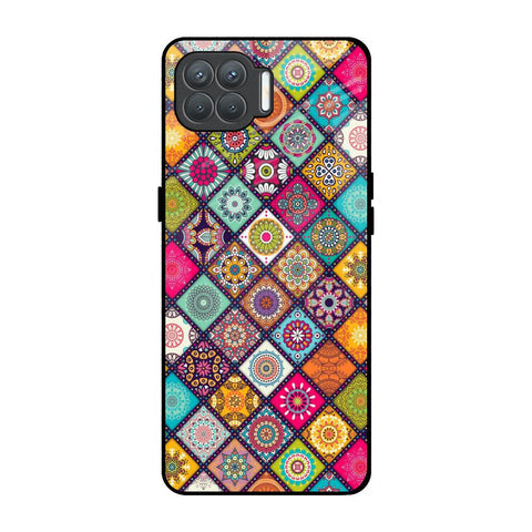 Multicolor Mandala Glossy Case for Oppo F17 Pro