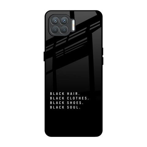 Black Soul Glossy Case for Oppo F17 Pro