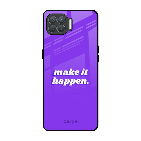 Make it Happen Glossy Case for Oppo F17 Pro