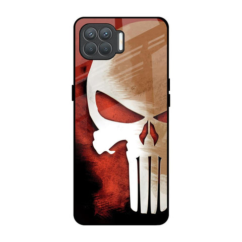 Red Skull Glossy Case for Oppo F17 Pro