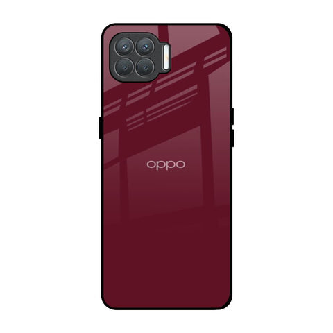 Classic Burgundy Glossy Case for Oppo F17 Pro