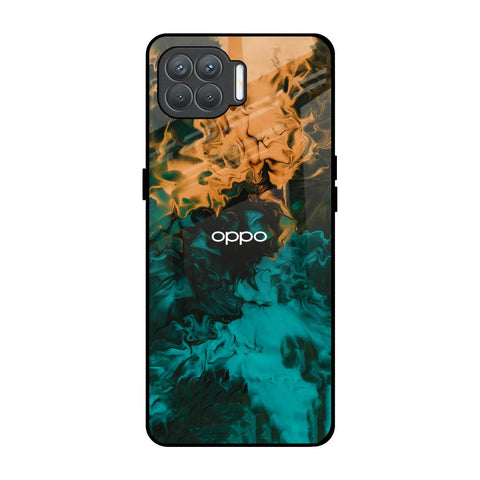 Watercolor Wave Glossy Case for Oppo F17 Pro