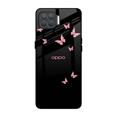 Fly Butterfly Glossy Case for Oppo F17 Pro