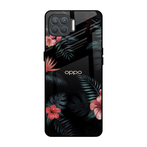 Tropical Art Flower Glossy Case for Oppo F17 Pro