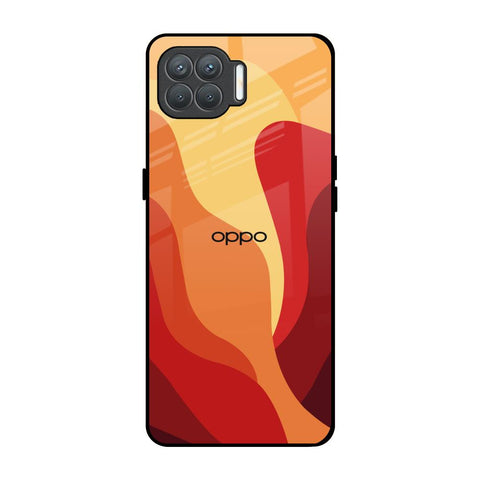 Magma Color Pattern Glossy Case for Oppo F17 Pro