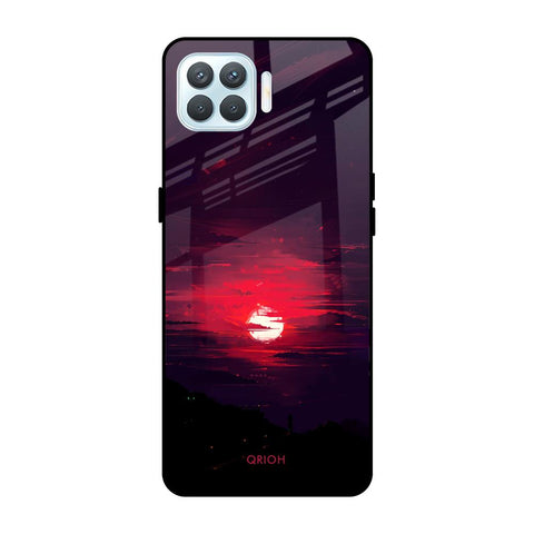 Morning Red Sky Glossy Case For Oppo F17 Pro