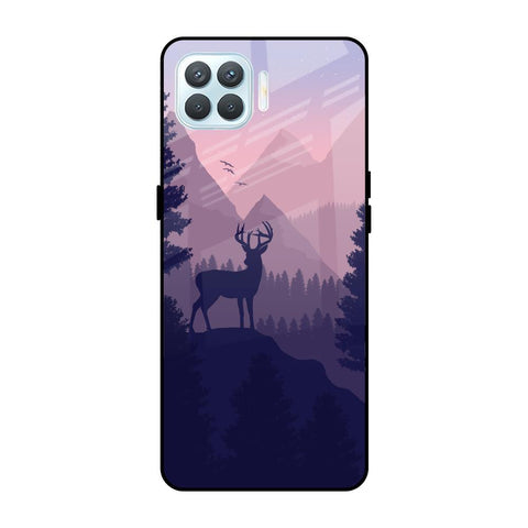 Deer In Night Glossy Case For Oppo F17 Pro