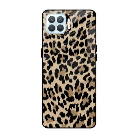 Leopard Seamless Glossy Case For Oppo F17 Pro