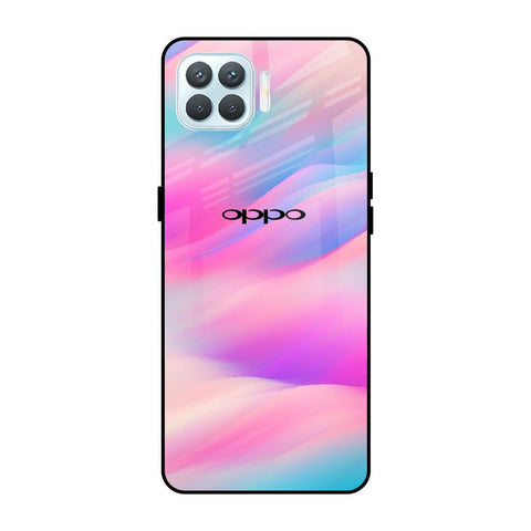 Colorful Waves Glossy case for Oppo F17 Pro