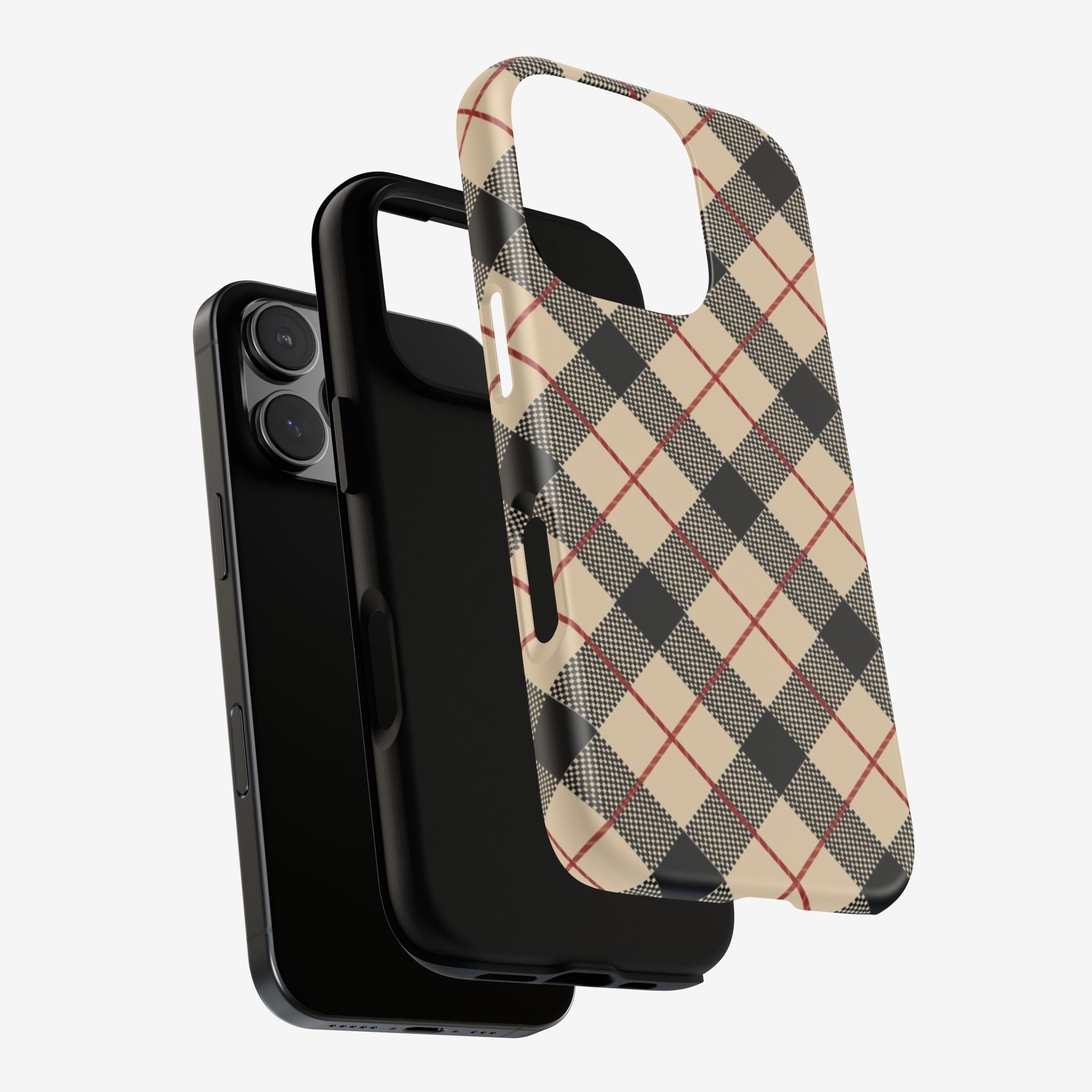 Heritage Plaid Premium Tough Shining Phone Case (Double Layer) Available For All iPhone Models