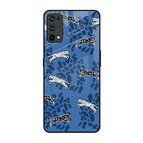 Blue Cheetah Glossy Case for Realme 7 Pro