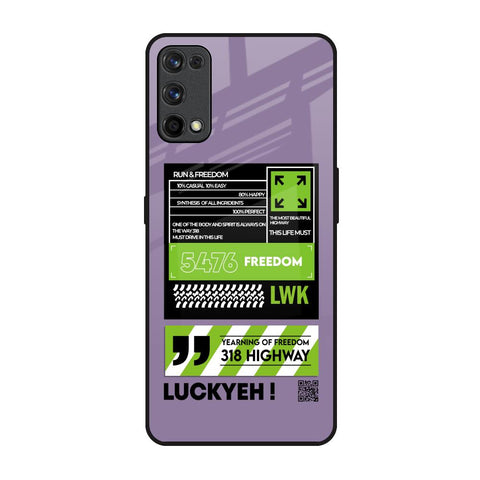 Run & Freedom Glossy Case for Realme 7 Pro