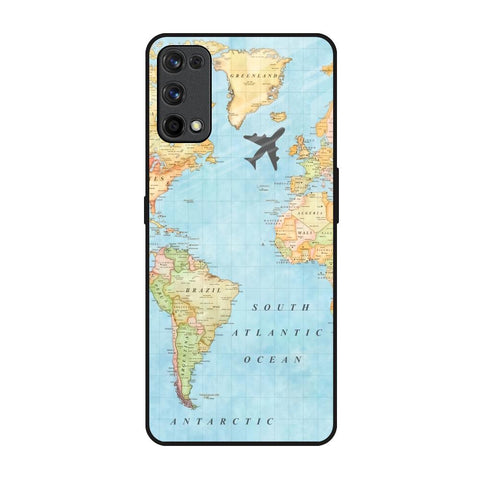 Travel Map Glossy Case for Realme 7 Pro