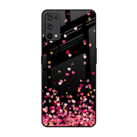Heart Rain Fall Glossy Case For Realme 7 Pro