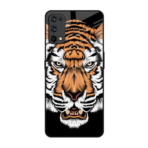 Angry Tiger Glossy Case For Realme 7 Pro