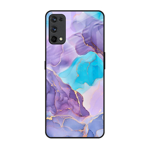 Alcohol ink Marble Glossy Case for Realme 7 Pro