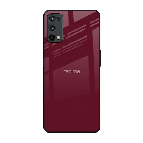 Classic Burgundy Glossy Case for Realme 7 Pro