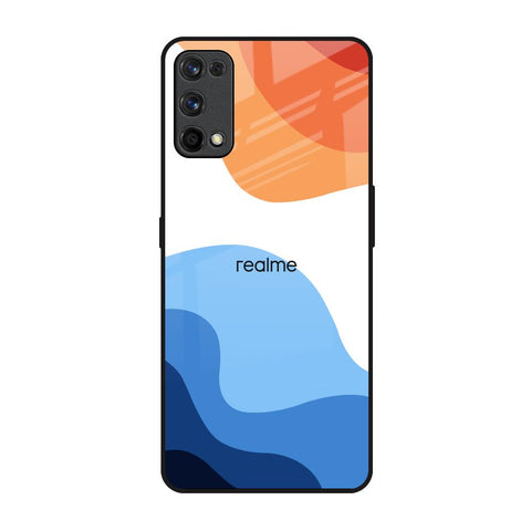 Wavy Color Pattern Glossy Case for Realme 7 Pro