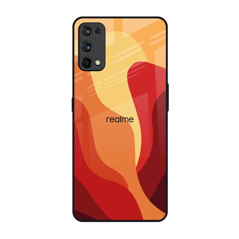 Magma Color Pattern Glossy Case for Realme 7 Pro