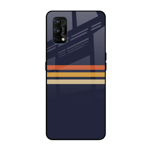Tricolor Stripes Glossy Case For Realme 7 Pro