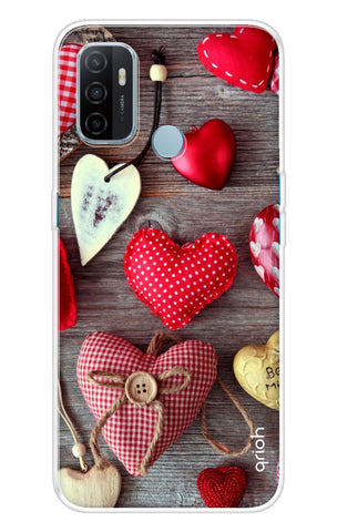 Valentine Hearts Soft Cover for Oppo A53