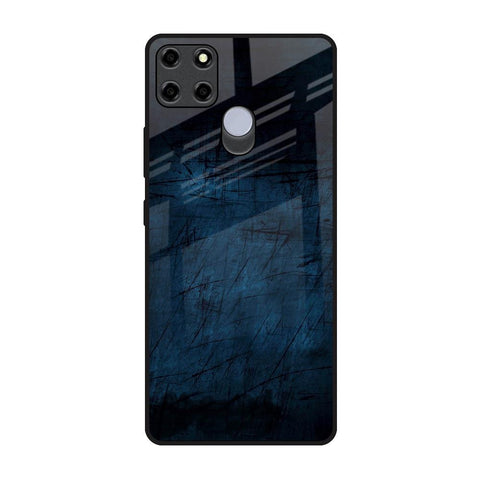 Dark Blue Grunge Glossy Case for Realme C12
