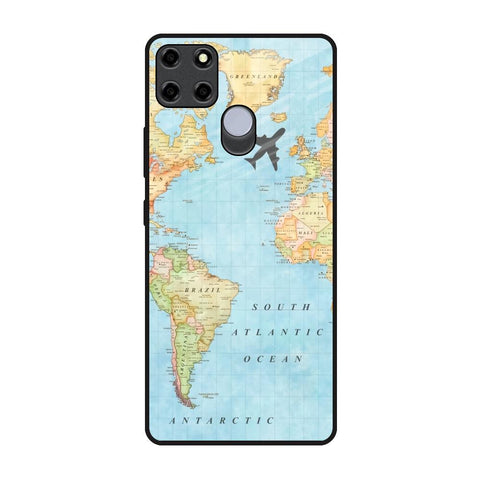 Travel Map Glossy Case for Realme C12