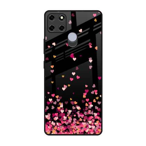 Heart Rain Fall Glossy Case For Realme C12