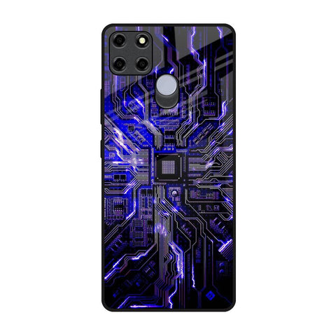 Techno Color Pattern Glossy Case For Realme C12