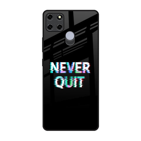 Never Quit Glossy Case For Realme C12
