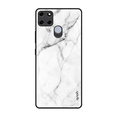 Modern White Marble Glossy Case for Realme C12