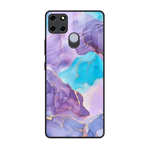 Alcohol ink Marble Glossy Case for Realme C12