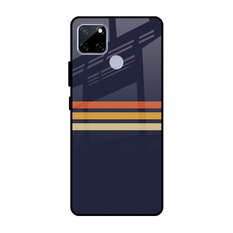 Tricolor Stripes Glossy Case For Realme C12