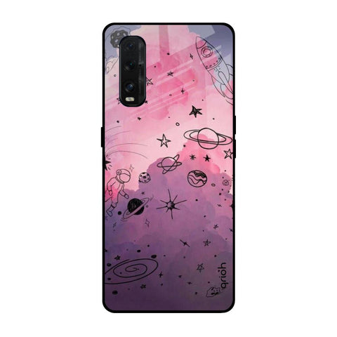 Space Doodles Glossy Case for Oppo Find X2