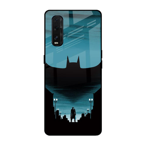 Cyan Bat Glossy Case for Oppo Find X2
