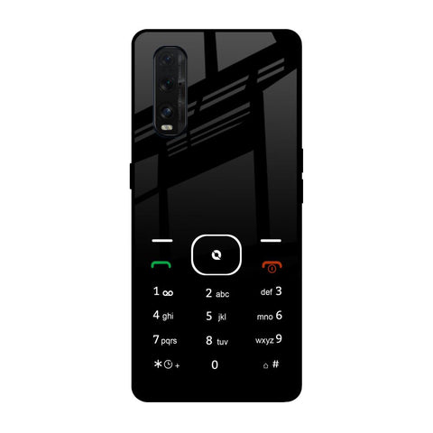 Classic Keypad Pattern Glossy Case for Oppo Find X2