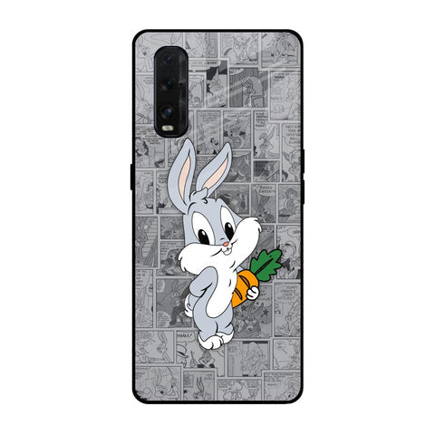 Cute Baby Bunny Glossy Case for Oppo Find X2