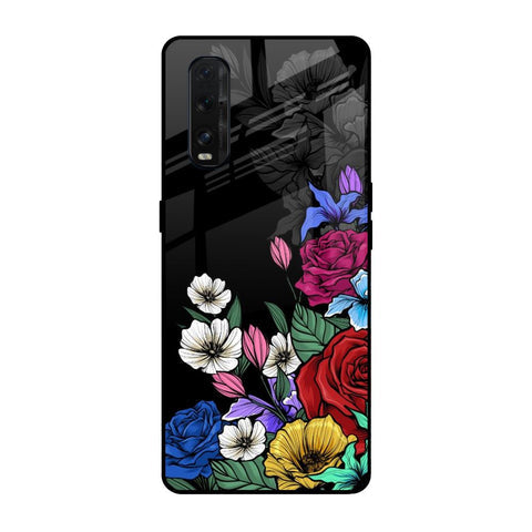 Rose Flower Bunch Art Glossy Case for Oppo Find X2