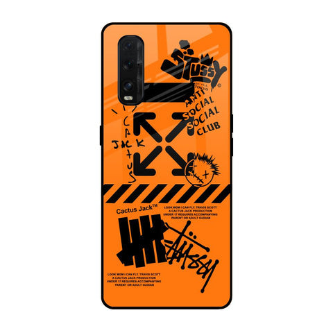 Anti Social Club Glossy Case for Oppo Find X2