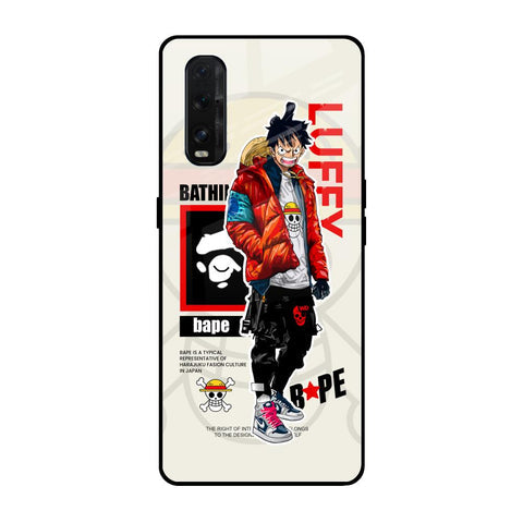Bape Luffy Glossy Case for Oppo Find X2