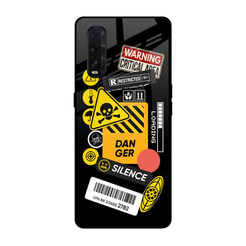 Danger Signs Glossy Case for Oppo Find X2