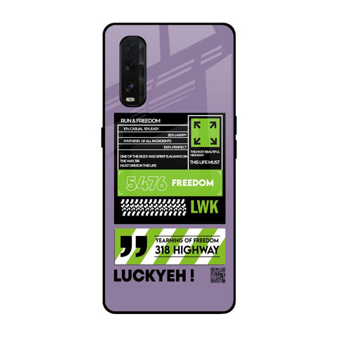 Run & Freedom Glossy Case for Oppo Find X2