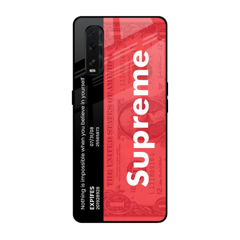Supreme Ticket Glossy Case for Oppo Find X2