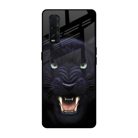 Angry Black Leopard Glossy Case for Oppo Find X2